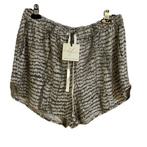 DRESS Forum Drawstring Animal Print Dual Pocket Lounge Shorts, Size L